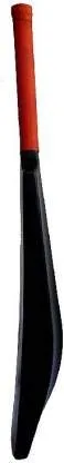 arnav Ultra Hard Plastic PVC Cricket Bat Only for Soft Balls (Black, Full Size)